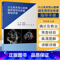[正版]小儿先天性心脏病超声规范化检查指导手册 贺新建 主编 小儿超声心动图检查常用切面 心脏超声检查 人民卫生出版社