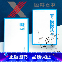 [正版]啊2.0 +乖摸摸头2.0 非签名版 书作者大冰450万册 啊2.0新增10万字温暖故事 文学情感 小