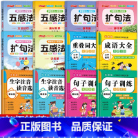 [共12本]字词句积累大全+看图写话五感扩句法 小学通用 [正版]词语积累训练大全重叠词成语大全小学生版语文专项训练基础