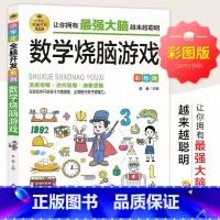小学生全脑开发系列《数学烧脑游戏》 [正版]数学烧脑游戏 彩图版 小学生全脑开发系列 开发大脑潜能的数学谜题 烧脑逻辑思