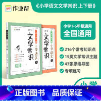 [全2册]小学语文文学常识 小学通用 [正版]2024新 小学语文文学常识上下册 1-6年级通用小学生文学常识积累大全一