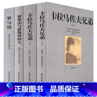卡拉马佐夫兄弟+罪与罚+被欺凌与侮辱的人 [正版]陀思妥耶夫斯基文集全套4册罪与罚被欺凌与侮辱的人卡拉马佐夫兄弟原著完整