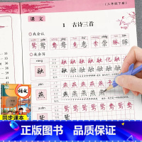 语文同步写字课课练[单册] 三年级下 [正版]2023新版三年级下册语文同步写字课课练字帖练字一课一练田英章小学生写字课
