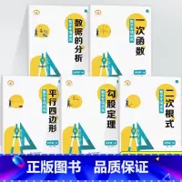 [全5册]八年级下册数学专项训练 八年级下 [正版]八年级下册数学专项训练人教版数据的分析平行四边形一次函数二次根式勾股