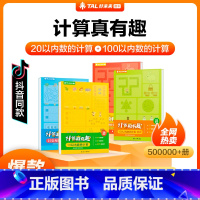 [全4册]10/20以内+100以内 [正版]学而思计算真有趣10/20以内100以内加减法学前奥数启蒙数学同步计算天天