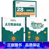 [3册]玩转几何2本套+28个核心语文 小学通用 [正版]天天向上小学数学玩转几何思维训练通用版78个交互式动图玩转几何