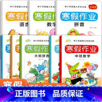 [全6册]小升初寒假作业 [正版]幼小衔接寒假作业拼音数学语言全套幼升小学一年级入学测试寒假练习册每日一练小中大班学前班