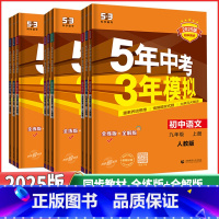 全一册物理人教版 九年级/初中三年级 [正版]2025版 5年中考3年模拟初中九年级上下册语文数学英语物理化学历史道德与
