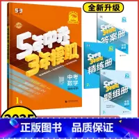 中考数学 湖南省 [正版]2025版 湖南中考5年中考3年模拟中考数学 五年中考三年模拟湖南初中七八九数学练习册初中模拟