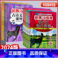 现代文+古诗文)课外阅读通用版 2套套装 小学一年级 [正版]2024版 新黑马阅读小学三年级四年级五年级六年级古诗文现