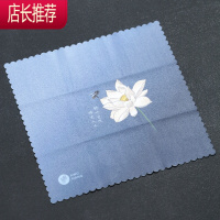 彩绘茶巾吸水茶布茶席麻抹布艺茶垫茶旗功夫茶具配件紫砂壶茶巾JING PING