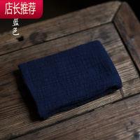 亚麻茶巾 茶布洁方 吸水茶布 茶席养壶布 禅意素色茶道零配JING PING茶具