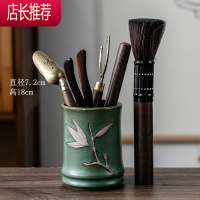 陶瓷茶道黑檀六君子套装功夫茶具配件6君子泡茶工具茶夹茶针茶刀JING PING