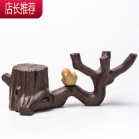 创意紫砂盖置茶托壶盖碗夹托茶宠玩盘摆件茶具茶道配件茶漏滤架子JING PING