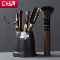 茶道六君子套装功夫茶具配件茶夹茶叶夹子镊子茶勺茶针养壶笔笔刷JING PING