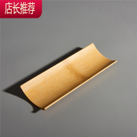 竹制茶道竹茶则茶拨赏茶荷茶拔 茶巾垫茶巾托茶艺茶具零配件茶铲JING PING