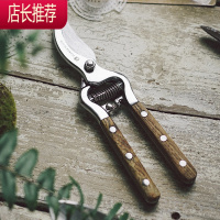水曲柳木柄修枝剪花艺园林果树修剪树枝修花剪刀省力家用园艺工具JING PING
