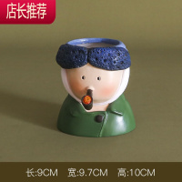 多肉植物花盆套装组合创意个性可爱人物头像小号盆栽送朋友小礼物JING PING花盆容器