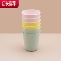 一次性盘子野餐盘蛋糕碟儿童生日派对ins纸盘甜品台party布置餐具JING PING 水杯6个[加厚塑料]一次性餐具