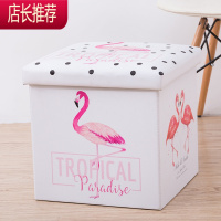 儿童玩具收纳凳储物凳子可坐成人可折叠沙发换鞋凳椅衣服整理箱盒JING PING