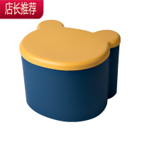家用儿童收纳凳子可坐玩具收纳盒北欧风多功能加厚储物凳JING PING
