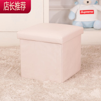 置物收纳储物凳子可坐成人收纳箱换鞋凳折叠凳皮脚凳沙发凳JING PING收纳凳