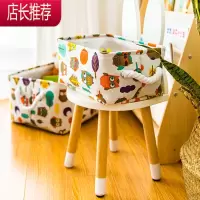 卡通风格儿童玩具衣物收纳篮布艺收纳筐带把手可折叠脏衣篮 JING PING