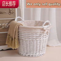 收纳筐脏衣篮轻奢藤编脏衣服收纳筐脏衣篓竹编收纳框编织热气球篮JING PING收纳篮