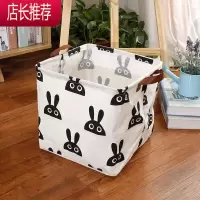 北欧棉麻防水脏衣篮卡通可折叠收纳篮宿舍内衣盒玩具收纳箱ins风JING PING