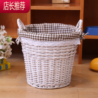 藤编脏衣篮家用收纳筐衣服收纳筐洗衣篮热气球装饰篮子热气球筐JING PING收纳篮