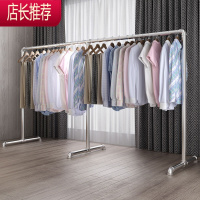 阳台单杆晒衣架镀锌不锈钢晾衣架落地折叠室内户衣家用晒被子JING PING