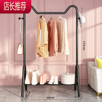晾衣架落地卧室挂衣架简易衣帽架室内晒衣架阳台凉衣服收纳衣服架JING PING