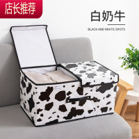 收纳箱布艺整理箱大号衣物内衣储物盒衣柜器可折叠玩具衣服箱子JING PING