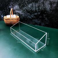 透明亚克力香水架阶梯形化妆品置物架护肤品展示盒多层桌面收纳盒JING PING