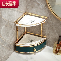 轻奢化妆品收纳架网红整理收纳盒梳妆台桌面护肤品香水口红置物架JING PING