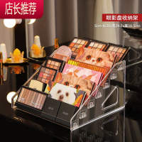 眼影盘收纳盒气垫粉饼展示塑料整理桌面美甲口红彩妆化妆品置物架JING PING