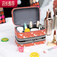 化妆包女便携2021新款高级感超大容量超火品收纳盒旅行简约手提箱JING PING