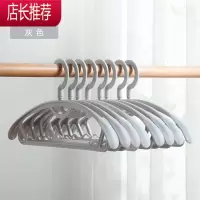 衣架家用挂衣架晒衣无痕宽肩加粗加厚防滑衣服撑子成人塑料凉大衣JING PING