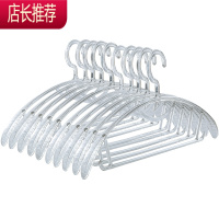 亚克力透明无痕衣架家用挂衣架子防滑服装店衣服架防肩角水晶衣挂JING PING