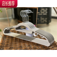 亚马逊干湿两用凉晒衣架家用挂衣无痕塑料衣服撑称子挂钩防滑衣架JING PING