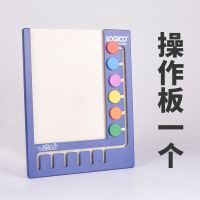 逻辑狗幼儿园教材升级教学版托班小班中班大班卡片六钮十钮模板 六钮操作板1个
