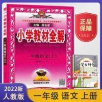 2021秋小学教材全解一年级上册语文RJ人教版1上语文同步教材解读 小学教材全解一年语文上
