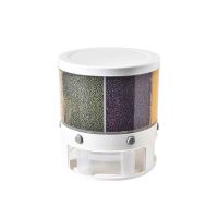 厨房可旋转装米桶家用20斤分格防虫防潮密封米缸储米箱大米收纳盒 6合1多分格米桶[圆形旋转升级款]