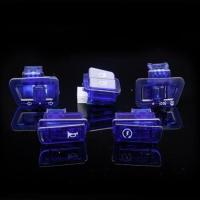 摩托电动车踏板车改装 大灯转向远近变光喇叭中沙透明五大开关 五大开关/蓝色