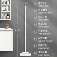 粘毛器滚筒长柄滚刷大号加长家用滚轮粘尘灰吸头发地板沾粘毛神器 [长短柄]+1卷纸(不划算) 24CM特大款