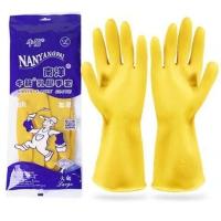 加厚洗碗手套牛筋乳胶手套家务耐用防水耐磨劳保洗衣服手套。 2双南洋中厚 85g S