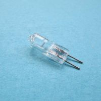 12V头灯 超亮头灯 调焦卤素头灯 黄光钓鱼灯强光头灯外接电瓶 单买插口灯泡[5个]