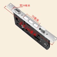 大门锁体防盗门锁体单双活不锈钢通用型家用方头圆头常用款整套装 普通头方头单双活