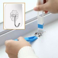 煤气灶清洁刷3个装油烟机灶台去污刷厨房清洗工具除锈钢丝刷子 簸箕刷[1个装]送挂钩1个