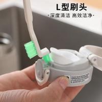 保温杯盖清洁刷子奶嘴胶圈清洗神器水槽凹槽缝隙刷角杯刷套装 单支L型刷